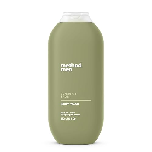 Method Men Body Wash, Juniper + Sage, Paraben and Phthalate Free, 18 fl oz (Pack of 1) Beauty & Personal Care Method