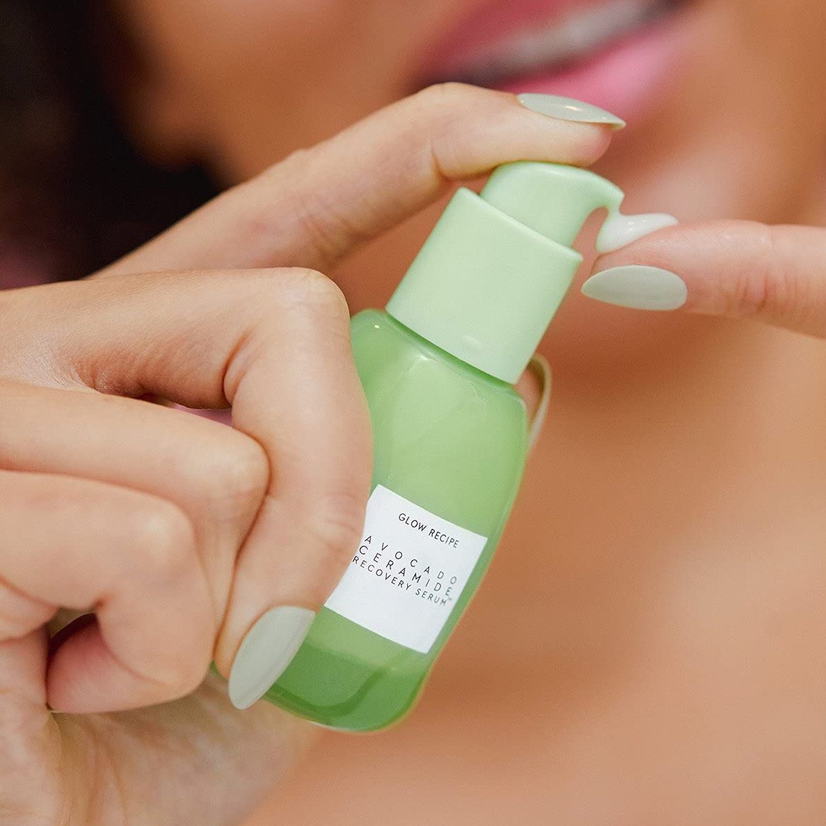 Glow Recipe Avocado Ceramide Serum - Soothing, Hydrating Face Serum for Women & Men, Redness Relief & Skin Barrier Repair - Lightweight, Milky Korean Beauty & Personal Care Glow Recipe