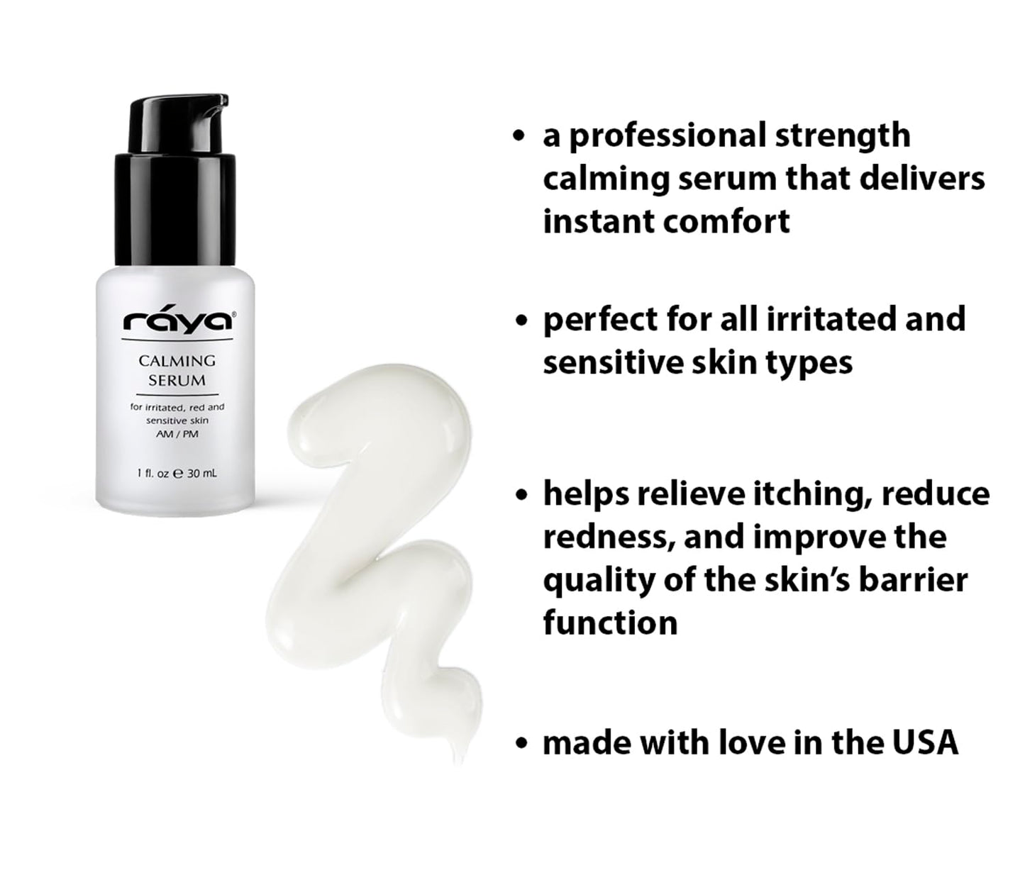 RAYA Calming Serum (504) - Calming Facial Serum For Irritated And Sensitive Skin, Skin Balancing Serum For A More Even-Looking Appearance Of Visible Beauty & Personal Care Raya