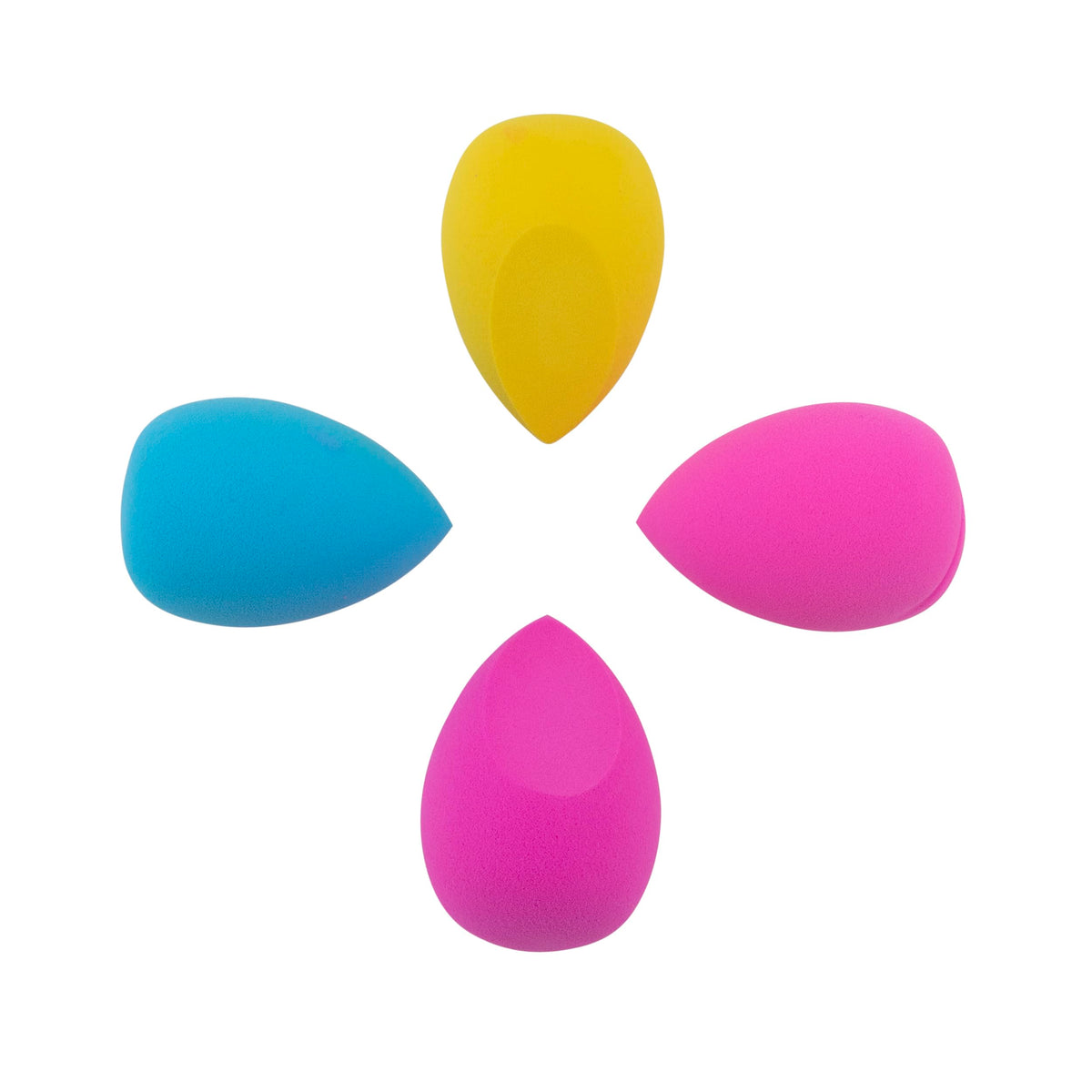Candie Couture 4 piece Make-up Blending Sponges, Neon Bright Colors