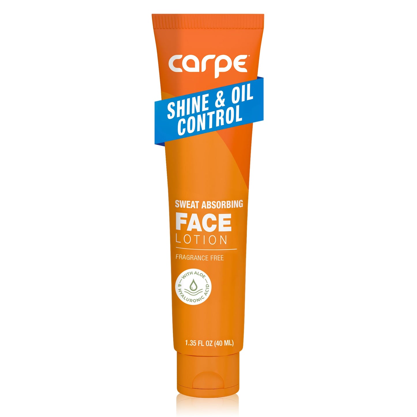 Carpe Sweat Absorbing Face Lotion for Oily Skin Control, Mattifying Face Lotion with Moisturizing Hyaluronic Acid and Squalane, Fragrance Free, 1.35 Beauty and Personal Care Carpe Default Title