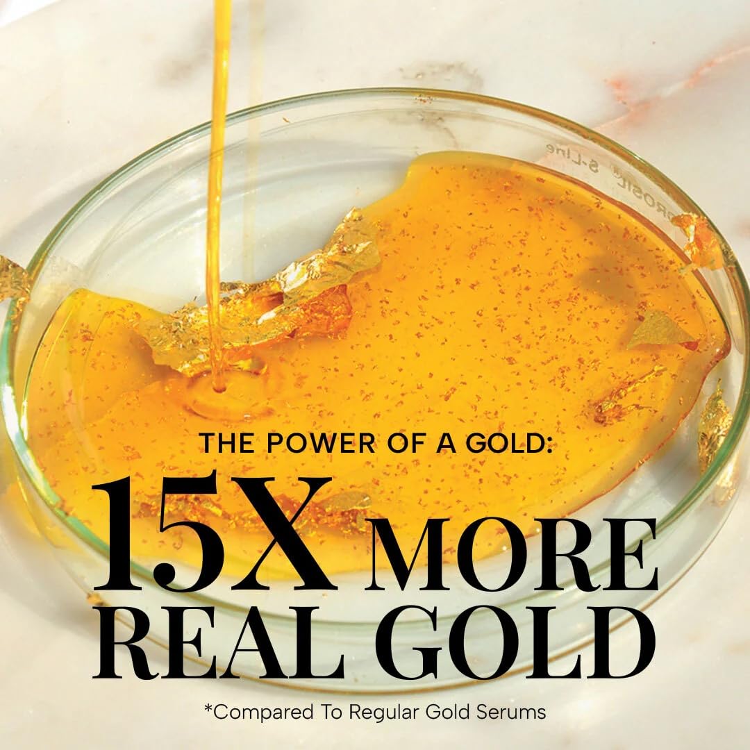 RAS LUXURY OILS 24K Gold Radiance Beauty Boosting Face Elixir, Face Serum With Organic Blend Of Rosehip, Saffron And Olive Oil For Glowing Skin Beauty & Personal Care RAS LUXURY OILS