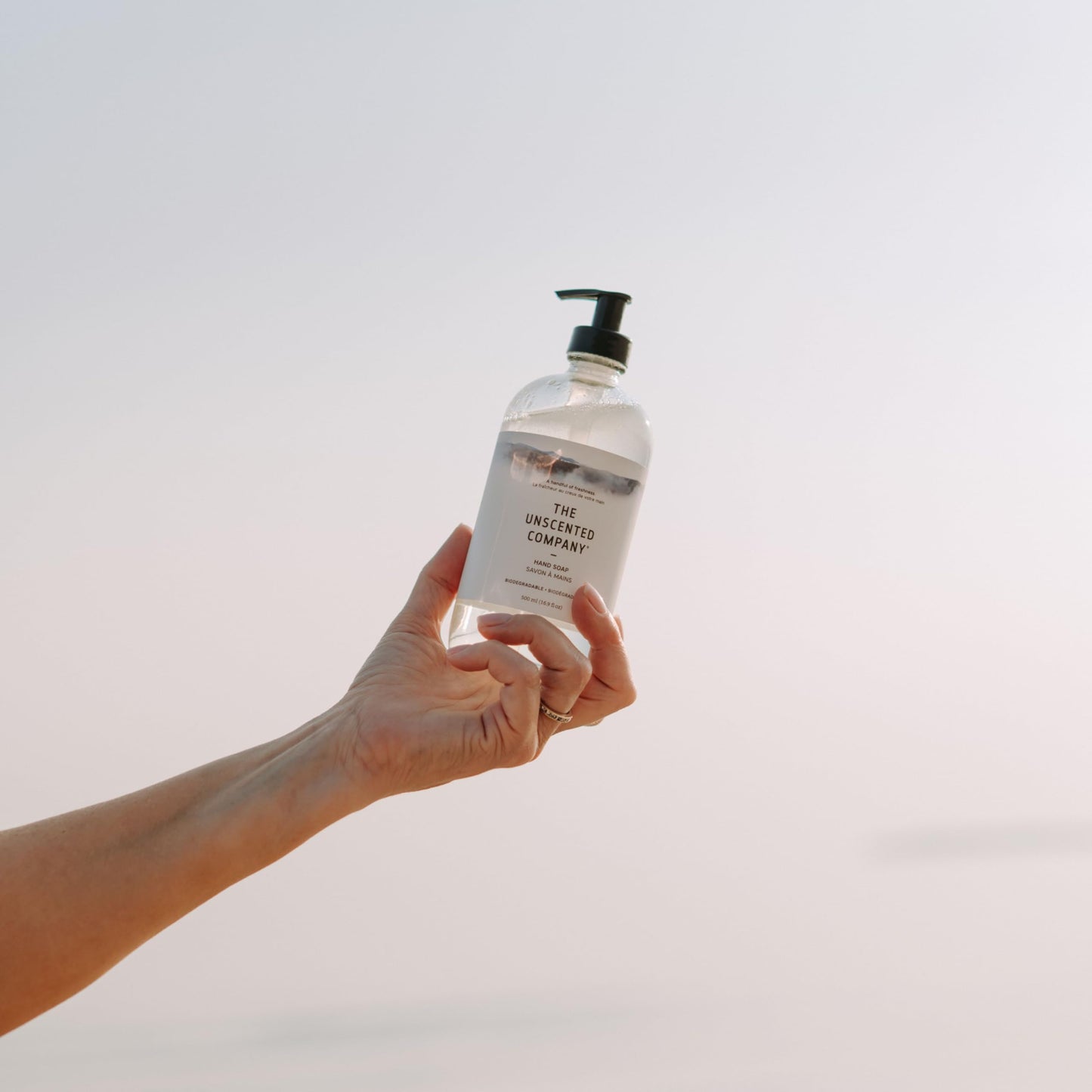 The Unscented Company, Hand Soap Liquid Glass Bottle, 16.9 Fl Oz Beauty & Personal Care The Unscented Company