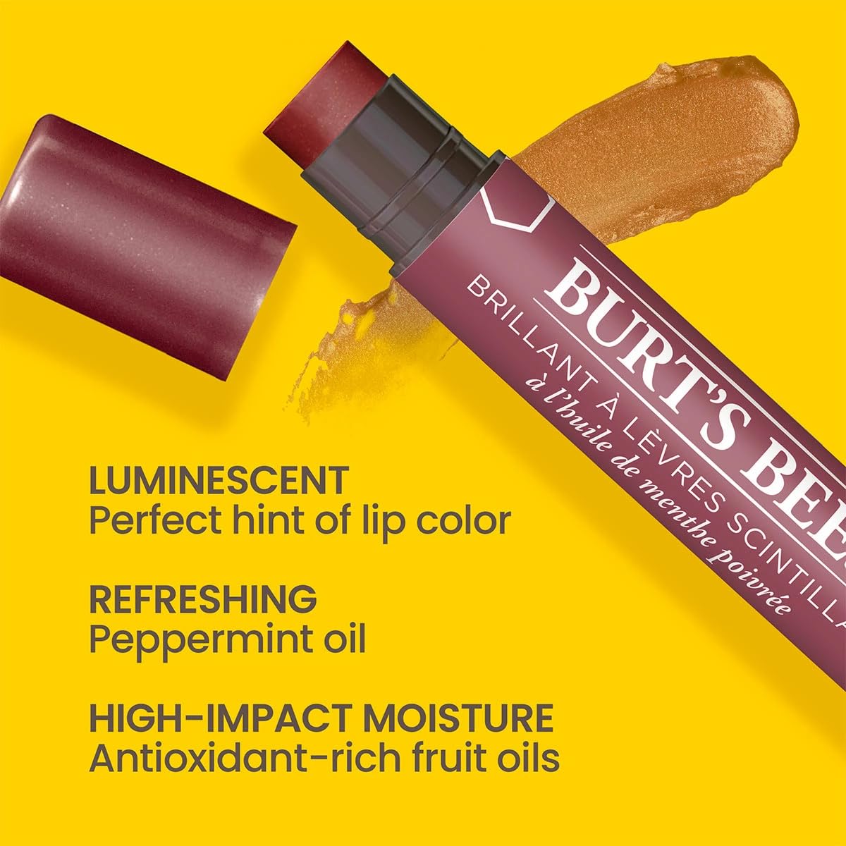 Burt's Bees Lip Balm Spring Gifts, 3 Nourishing Lip Care Shimmers for All Day Glow, Kissable Color Spring Gift Set -Peony, Fig & Rhubarb (Packaging Beauty & Personal Care Burt's Bees