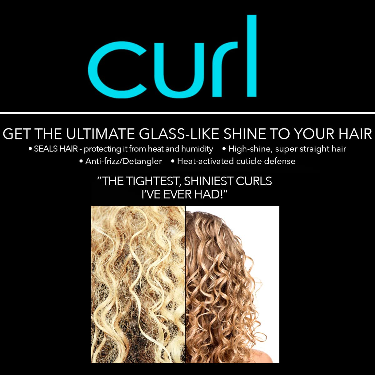 Hair Chemist CURL Anti Humidity Shine Coat & Curl Sealing Spray 8 oz. (Pack of 2) Beauty & Personal Care Hair Chemist