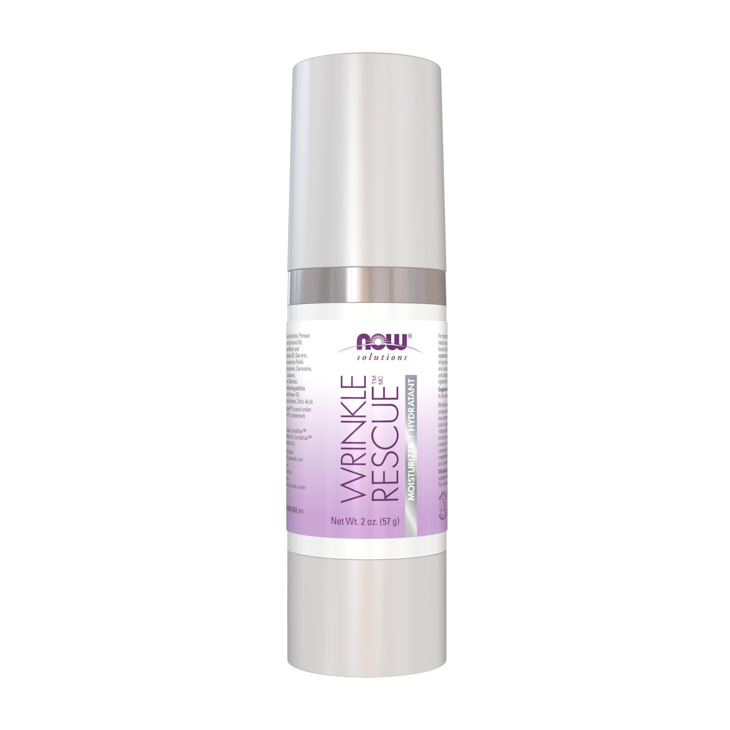 NOW Foods Solutions, Wrinkle Rescue Moisturizer, with Clinically Tested Sepilift® DPHP and Lanablue™ to Tone Aging Skin, 2-Ounce Beauty & Personal Care NOW Foods