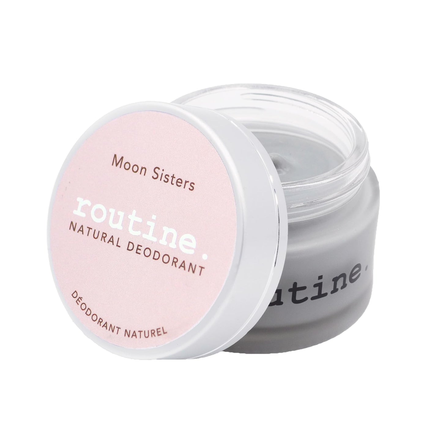 Routine. Natural Deodorant (2 Fluid Oz.) Moon Sisters - Aluminum Free Natural Deodorant for Women & Men - Rose, Neroli, Lavender & Vetiver (Cream Jar Beauty and Personal Care Routine