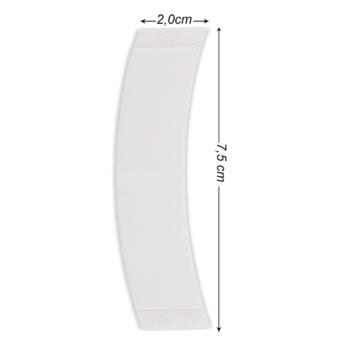SuperTape Contour " C " shape. 36-pcs= 1-pack double side adhesive