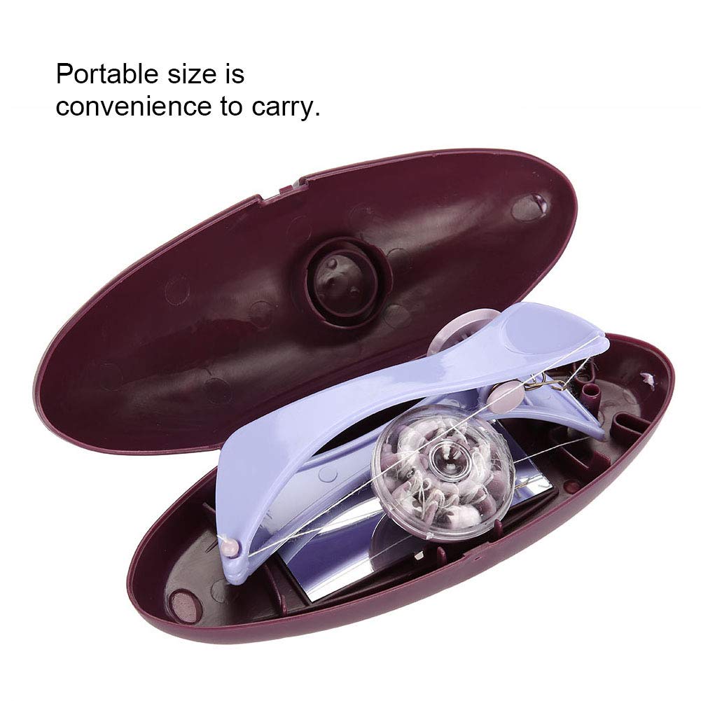 Socobeta Hair Epilator Threading Epilator Cotton Hair Remover Tool for Neck Hair Removal with 10 Cotton Lines (Glasses Box) Beauty and Personal Care Socobeta