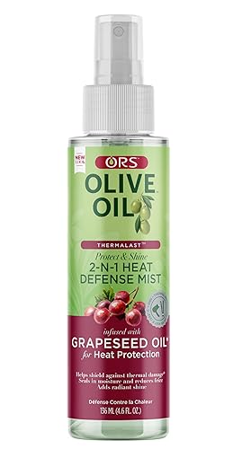 ORS Olive Oil Thermalast 2-N-1 Heat Defense Mist Infused with Grapeseed Oil for Heat Protection 4.6 oz Beauty & Personal Care ORS