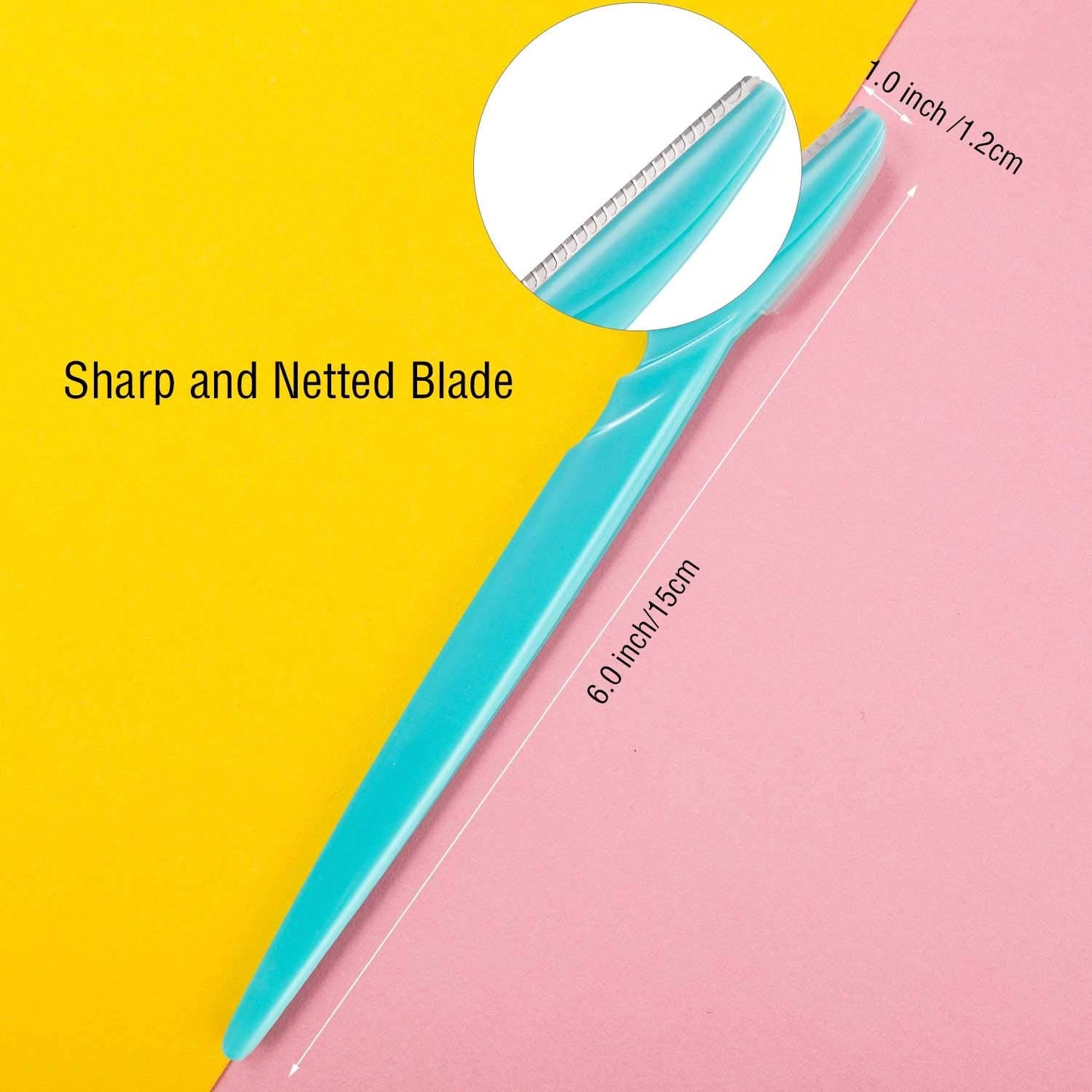 Boao 60 Pieces Eyebrow Razor Shaver Dermaplaning Tool Hair Shavers for Women and Man Face Microblades Shaper Trimmer with Precision Cover Skincare Beauty & Personal Care Boao