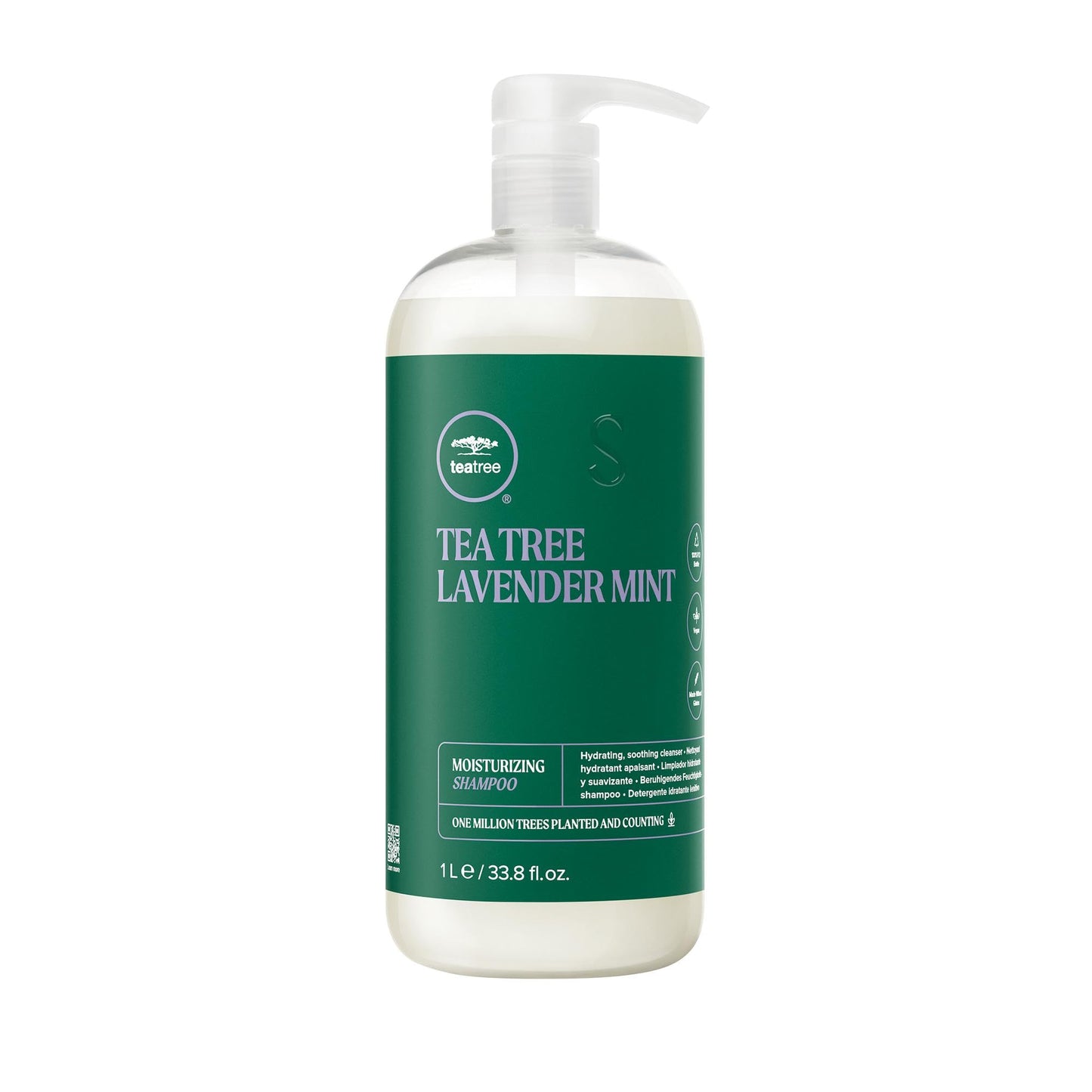 Tea Tree Lavender Mint Moisturizing Shampoo, Hydrates + Soothes, For Coarse + Dry Hair, 33.8 fl. oz. Beauty & Personal Care Tea Tree