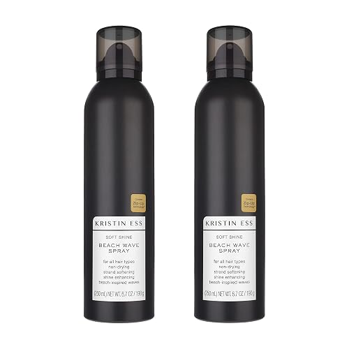 Kristin Ess Hair Soft Shine Beach Wave Hair Spray for Soft Texture + Shine, Non-Drying, Wavy Hair Styling Product, 6.7 oz (Pack of 2) Beauty & Personal Care Kristin Ess