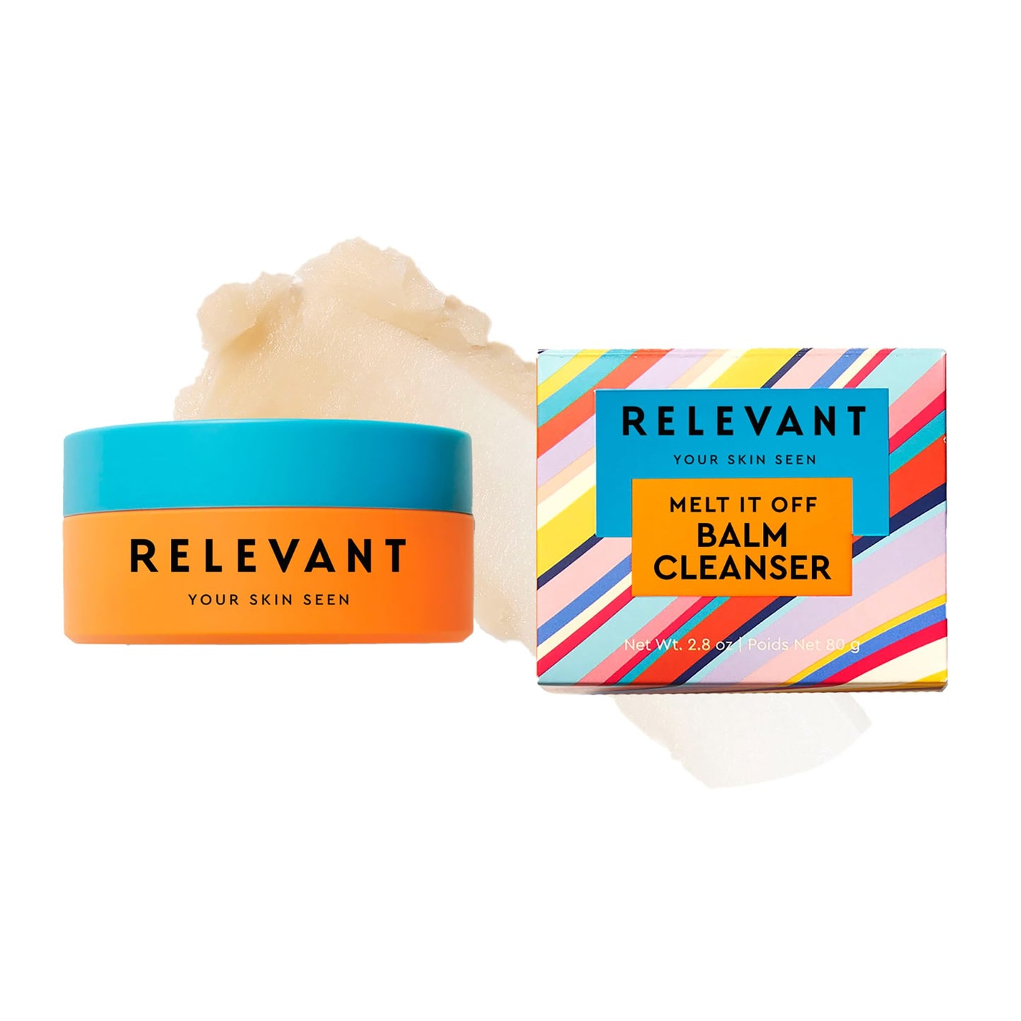 Relevant Melt It Off Balm Cleanser - Face Wash with Green Coffee Seed Oil and Chamomile - Gluten Free Facial Cleanser for All Skin Types - 2.8 oz Beauty & Personal Care RELEVANT
