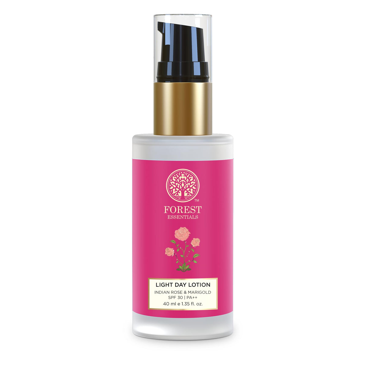 Forest Essentials Light Day Lotion - Indian Rose & Marigold 40ml