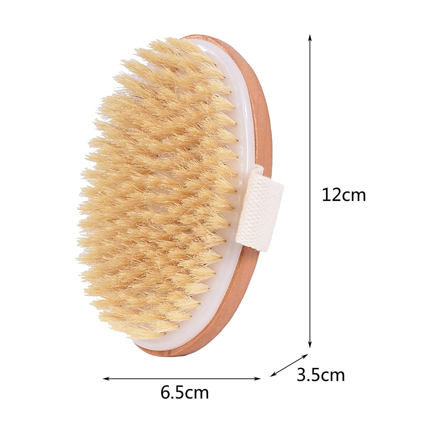 2 Pack Dry Brushing Body Brush for Lymphatic Drainage,Exfoliating Natural Bristle Body Scrubber for Women,Bath & Body Brushes for Blood Beauty and Personal Care Gooddyiyukey