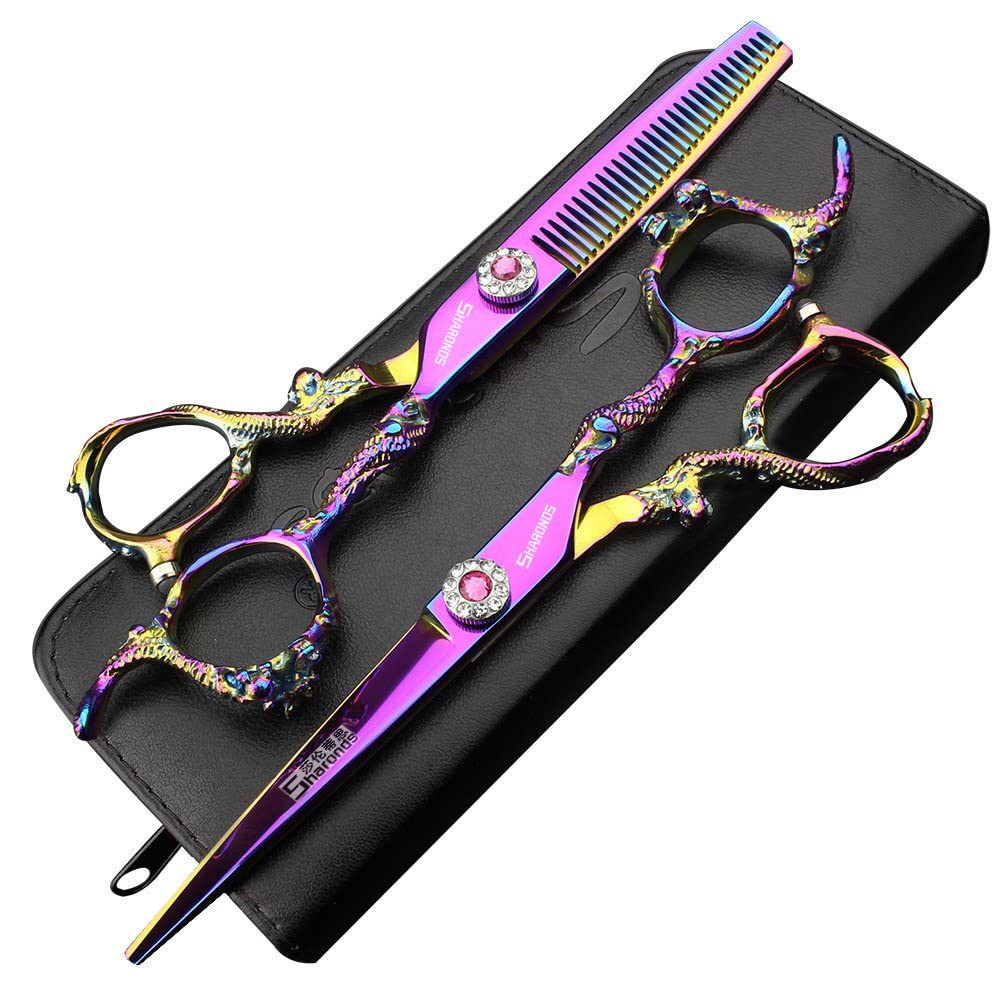 6 inch shop hairdresser hair cutting and thinning tool (6 inch 2PC-A)