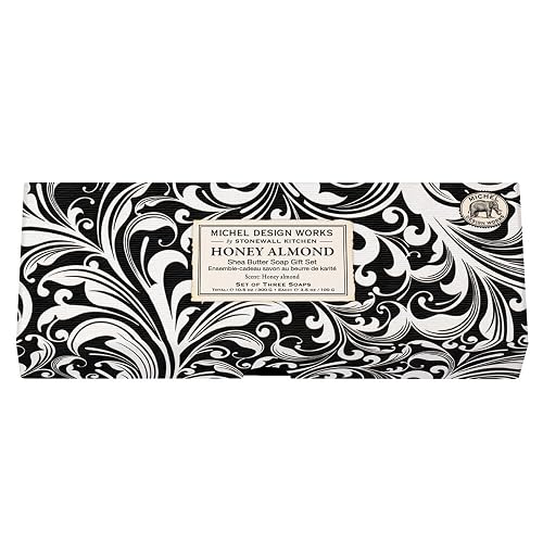 Michel Design Works Honey Almond Soap Gift Set (857182) Beauty & Personal Care Michel Design Works
