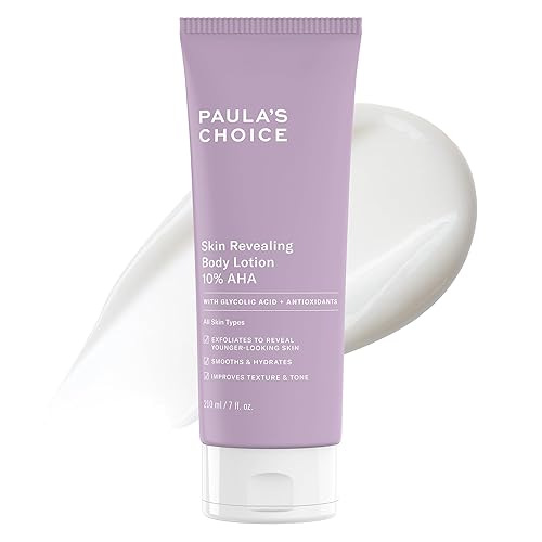Paula's Choice Skin Revealing Body Lotion 10% AHA, Glycolic Acid & Shea Butter Exfoliant, Moisturizer for Keratosis Pilaris (KP) Prone Skin, 7 Ounce Beauty & Personal Care Paula's Choice