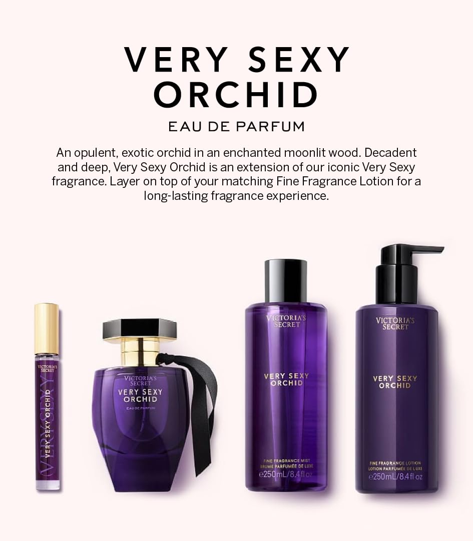 Victoria's Secret Very Sexy Orchid Fragrance Lotion, Notes of Blackcurrant, Orris Woods & Sheer Patchouli, (8.4 oz) Beauty & Personal Care Victoria's Secret