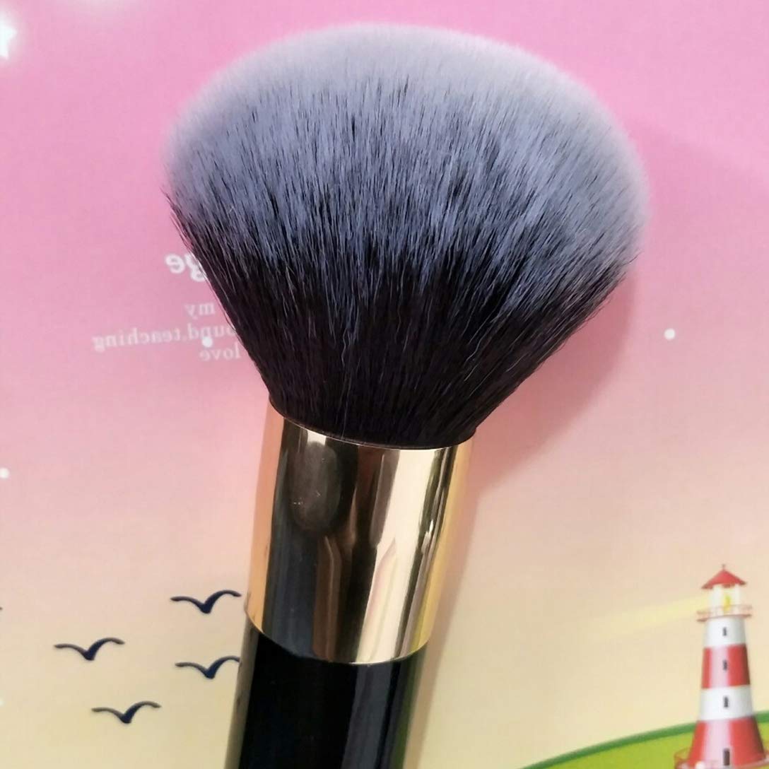 RN BEAUTY Makeup Brush Powder Brush Foundation Blush Bronzer Contour Face Blender Brush Professional Mineral Blending Buffing Kabuki Brushes Thick Beauty & Personal Care RN BEAUTY