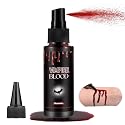 Halloween Fake Blood Spray, Washable Fake Blood Makeup, Halloween Realistic Fake Blood for Face Body Paint, Perfect for Vampire Makeup, Clown & Sfx Beauty & Personal Care VPCRT6