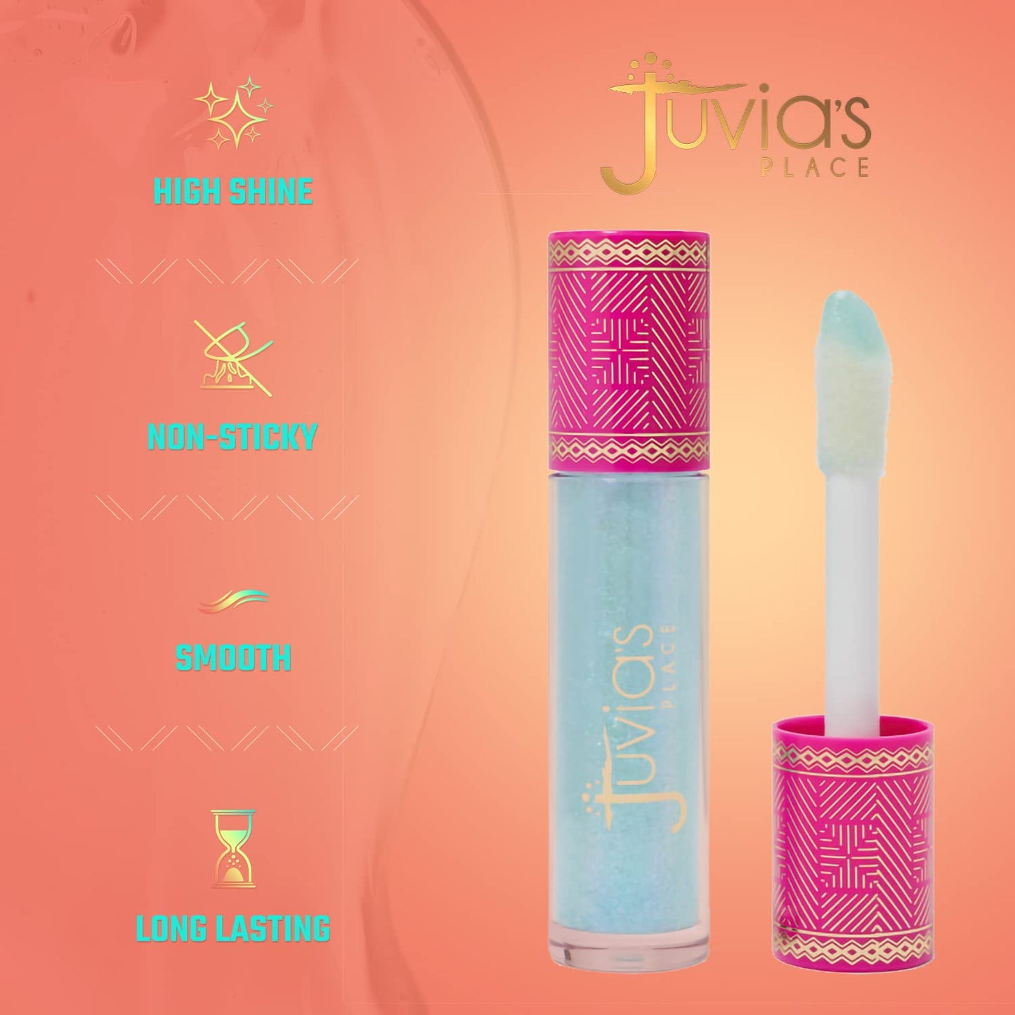 Juvia's Place High Shine - Glides on Creamy and Smooth,16 oz, Lip Gloss Garden of Juvia Flower Girl,Non-Sticky Long Lasting,Iridescent, Clear Gloss Beauty & Personal Care Juvia's Place