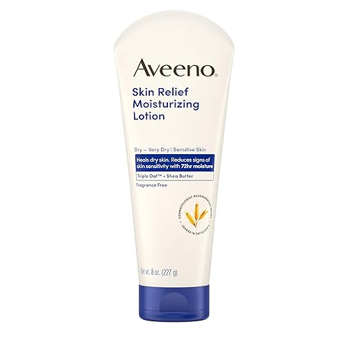 Aveeno Skin Relief Moisturizing Lotion Heals Very Dry, Sensitive Skin, Fast-Absorbing Body Lotion with Soothing Triple Oat & Shea Butter Formula Beauty & Personal Care Aveeno