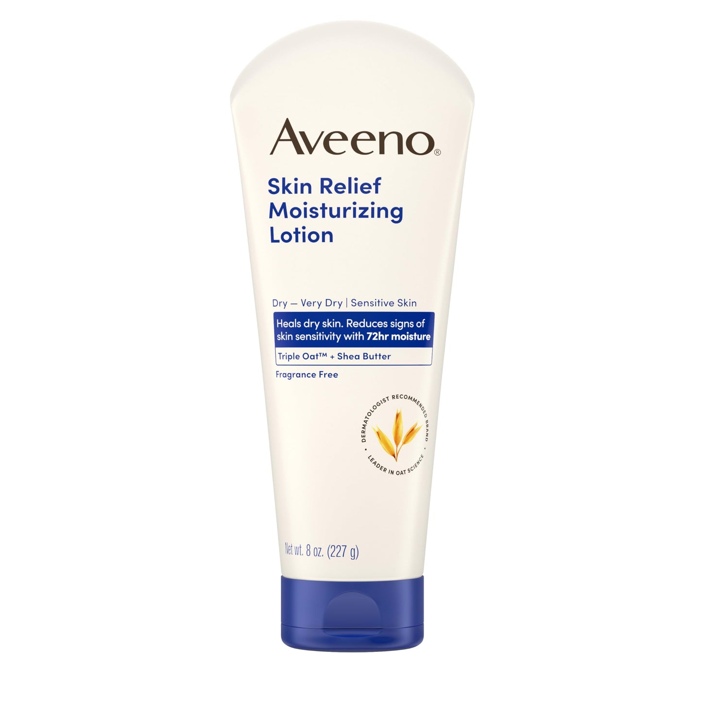 Aveeno Skin Relief Moisturizing Lotion Heals Very Dry, Sensitive Skin, Fast-Absorbing Body Lotion with Soothing Triple Oat & Shea Butter Formula Beauty & Personal Care Aveeno