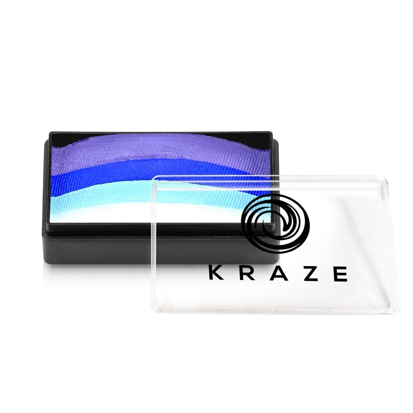 Kraze FX Dome Stroke - Sea Wave (25 gm), Professional 1-Stroke Split Cake, Hypoallergenic, Non-Toxic, Water Activated Face & Body Painting Makeup Beauty & Personal Care Kraze FX
