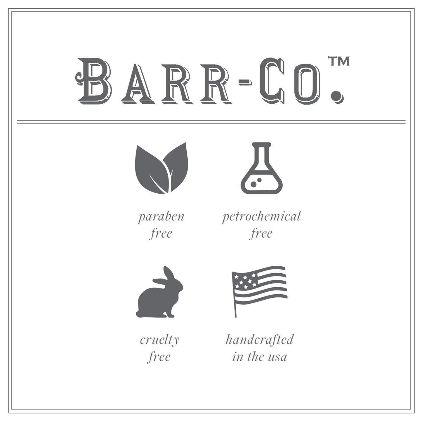 BARR-CO. Liquid Soap Refill - Natural Hand Soap with Oat, Vanilla & Vetiver - Vegan, Moisturizing Formula for Bathroom & Kitchen, Original Scent 32fl Beauty & Personal Care BARR-CO