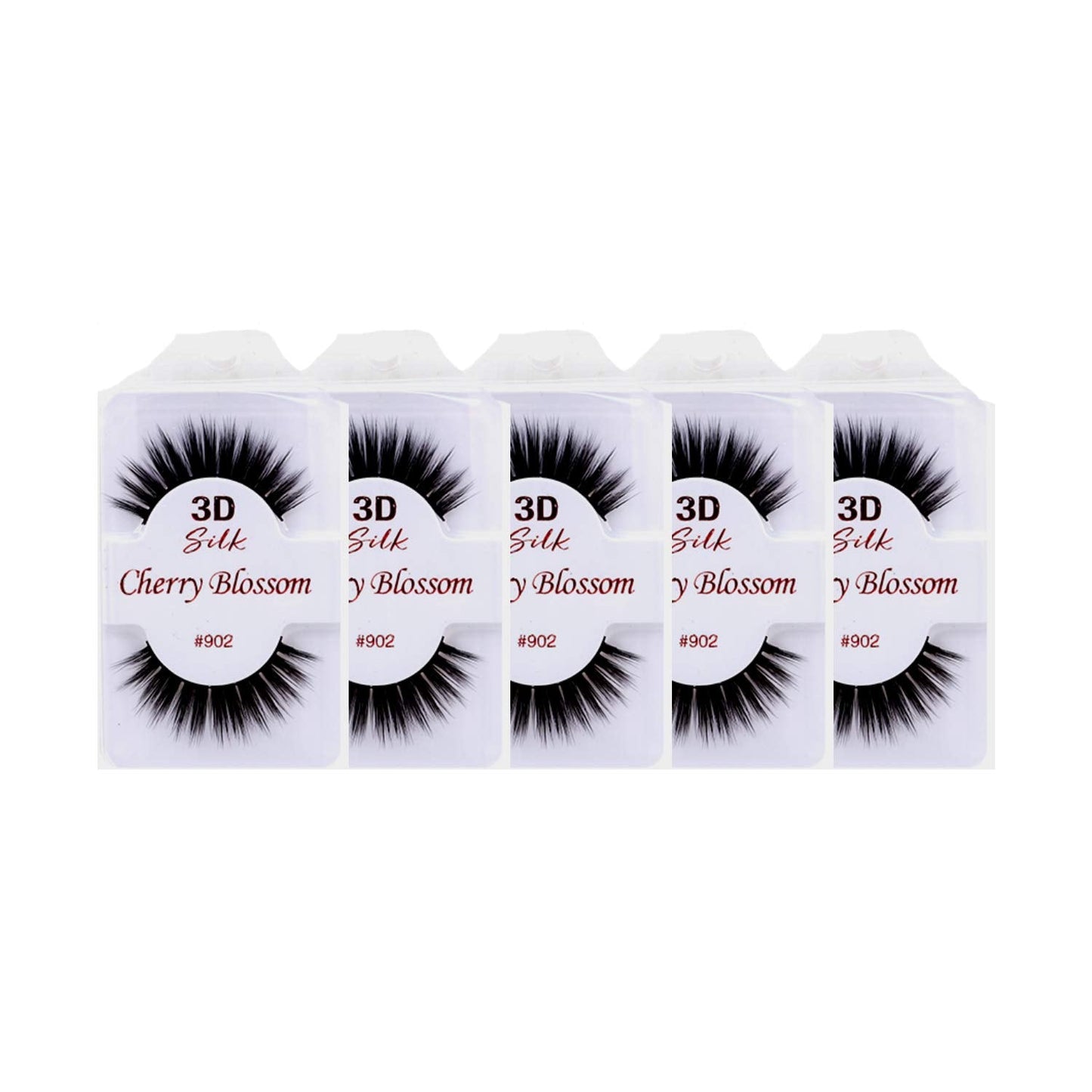 Cherry Blossom 3D Eyelashes (5 Pack of Silk 902) Beauty & Personal Care Cherry Blossom Product