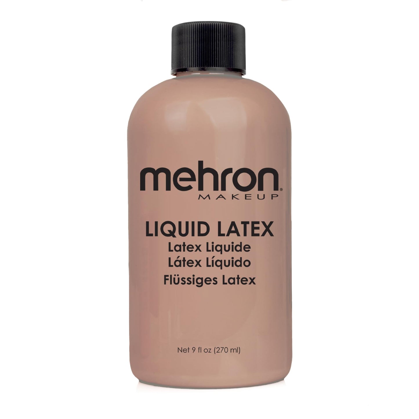 Mehron Makeup Liquid Latex | SFX Makeup | Halloween Latex Makeup | Latex Glue for Skin | Prosthetic Glue 9 fl oz (266 ml) (Dark Flesh) Beauty & Personal Care Mehron