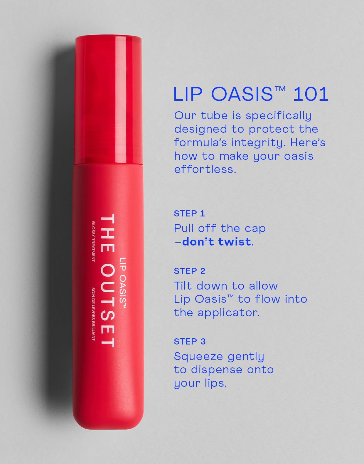 The Outset Lip Oasis Hydrating Lip Balm, Glossy Moisturizing Lip Treatment for Dry, Sensitive Lips, Clean, Vegan & Gluten-Free, Sheer Tint Sun Kiss Beauty & Personal Care The Outset