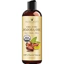 Handcraft Blends USDA Organic Jojoba Oil | Cold-Pressed | 8 Fl Oz | 100% Pure & Natural | for Hair, Skin & Face | Premium Grade Carrier Oil | Beauty & Personal Care Handcraft Blends