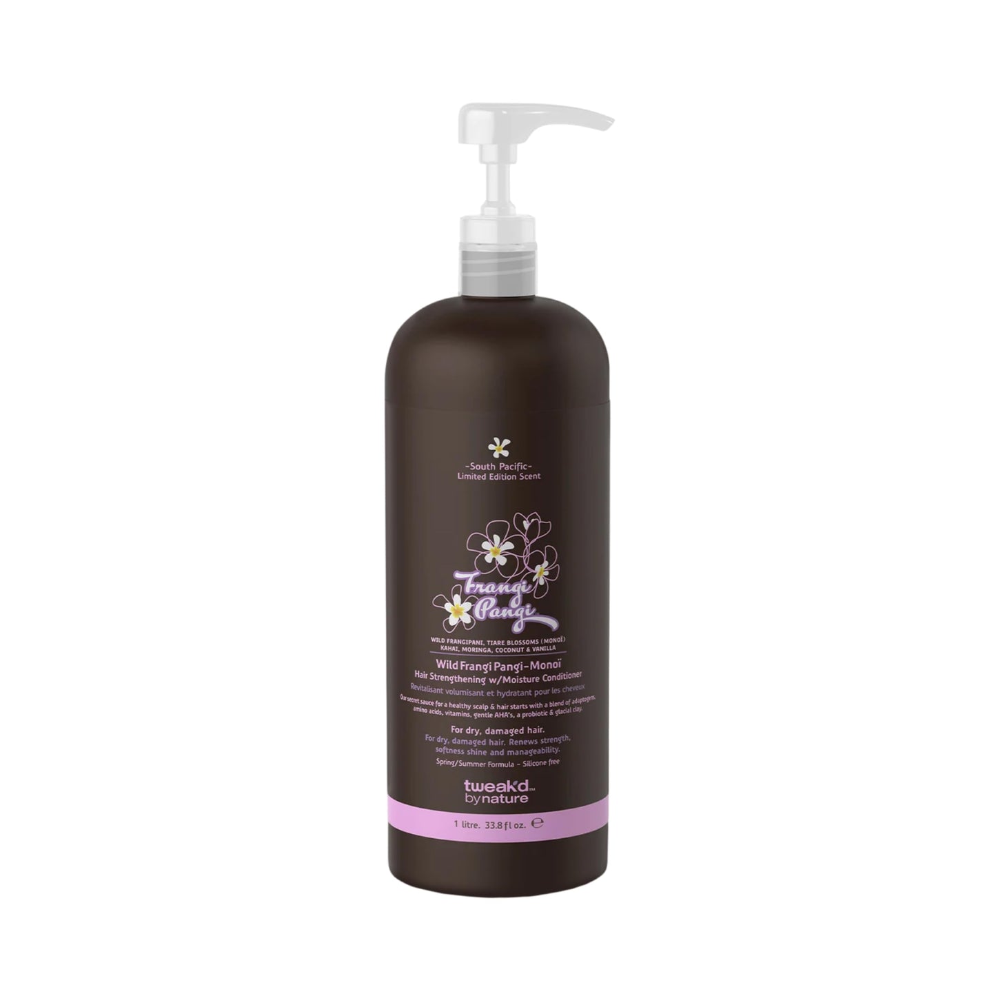 Tweak’d by Nature - Restore Frangi Pangi-Monoi Hair Strengthening Conditioner, Sulfate Free Deep Conditioner for Dry, Damaged Hair, with Coconut Beauty & Personal Care Tweak'd by Nature