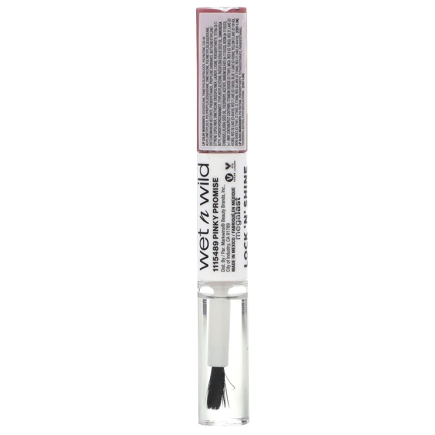 wet n wild Megalast Lock 'N' Shine Lip Color + Gloss Lipstick Pinky Promise Beauty & Personal Care wet n wild