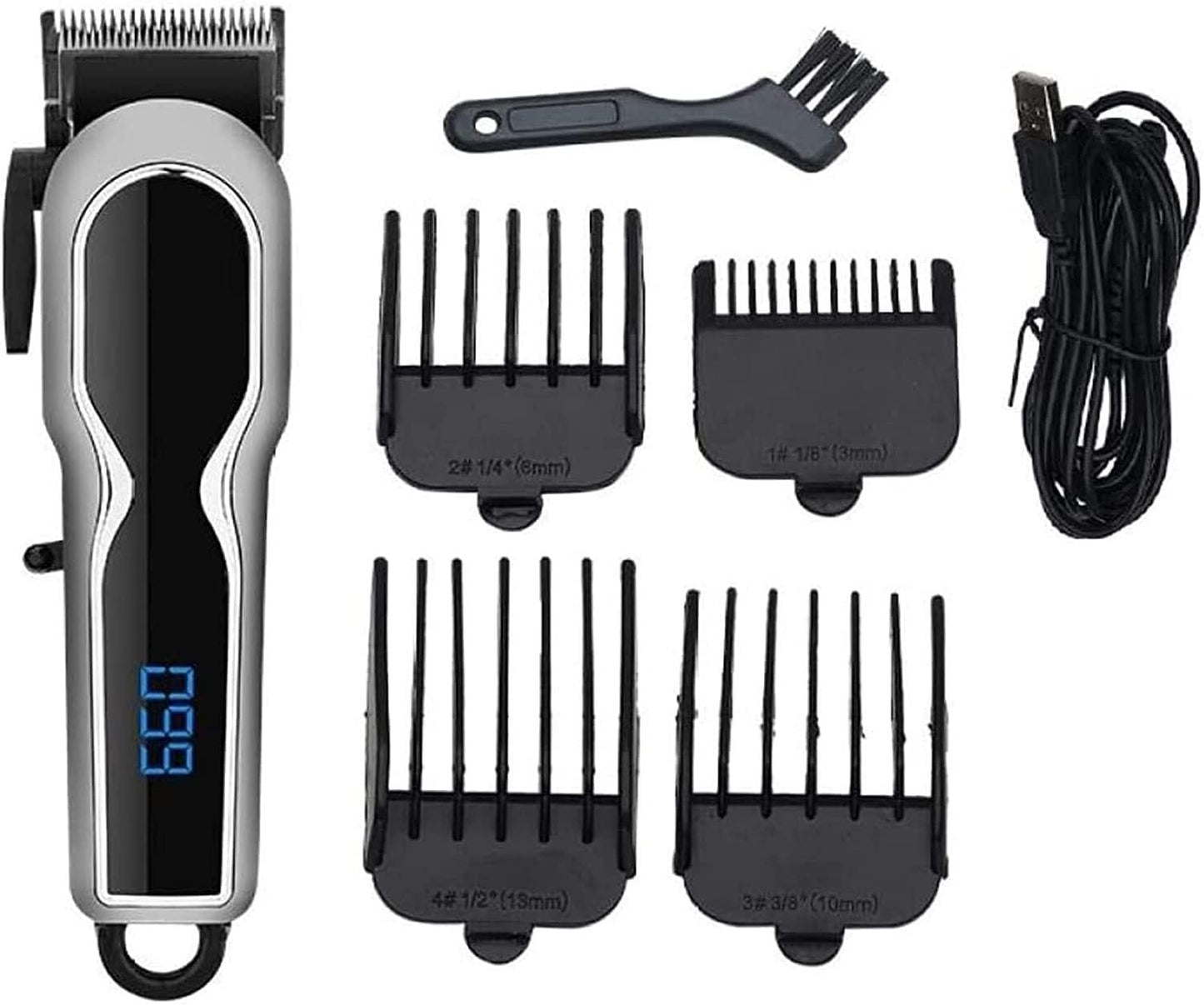 QDKVTNDJZ Hair Clippers for Men, Mens Professional Cordless Beard Trimmer Haircut Grooming Kit Rechargeable Beauty and Personal Care QDKVTNDJZ