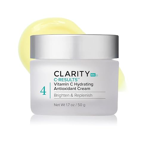 ClarityRx C-Results Vitamin C Hydrating Antioxidant Face Cream, Natural Plant-Based Anti-Aging Facial Moisturizer for Brighter Skin (1.7 oz) Beauty & Personal Care ClarityRx