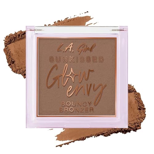 L.A. GIRL Glow Envy Bouncy Bronzer for Women, Sunkissed Glow Bronzer for Makeup with Goodness of Jojoba Oil, Squalene, & Vitamin E, Long-Wearing Beauty & Personal Care L.A. Girl