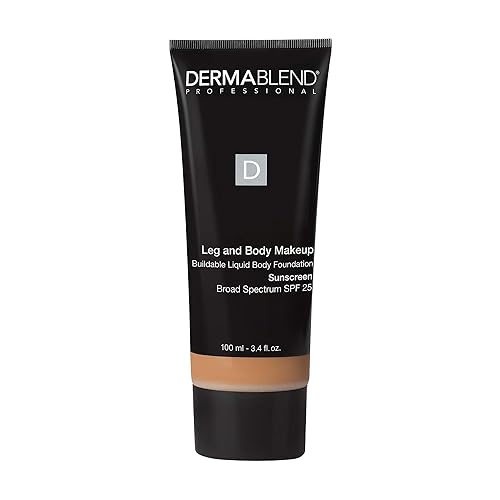 Dermablend Leg and Body Makeup Foundation with SPF 25, 40N Medium Natural, 3.4 Fl. Oz. Beauty & Personal Care Dermablend