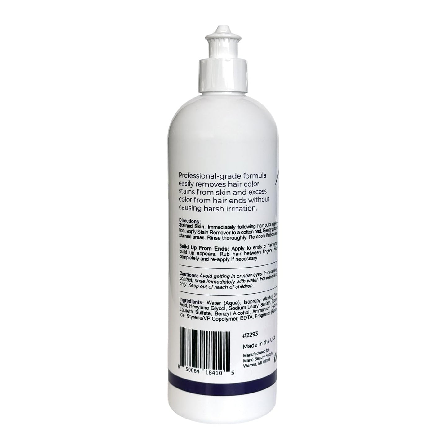 Super Clean Dye & Stain Remover - Gentle 16 oz (2 Pack) Formula for Hair Color Stains on Skin & Hair | pH Balanced & Sensitive Skin Safe Beauty & Personal Care MBS Supplies