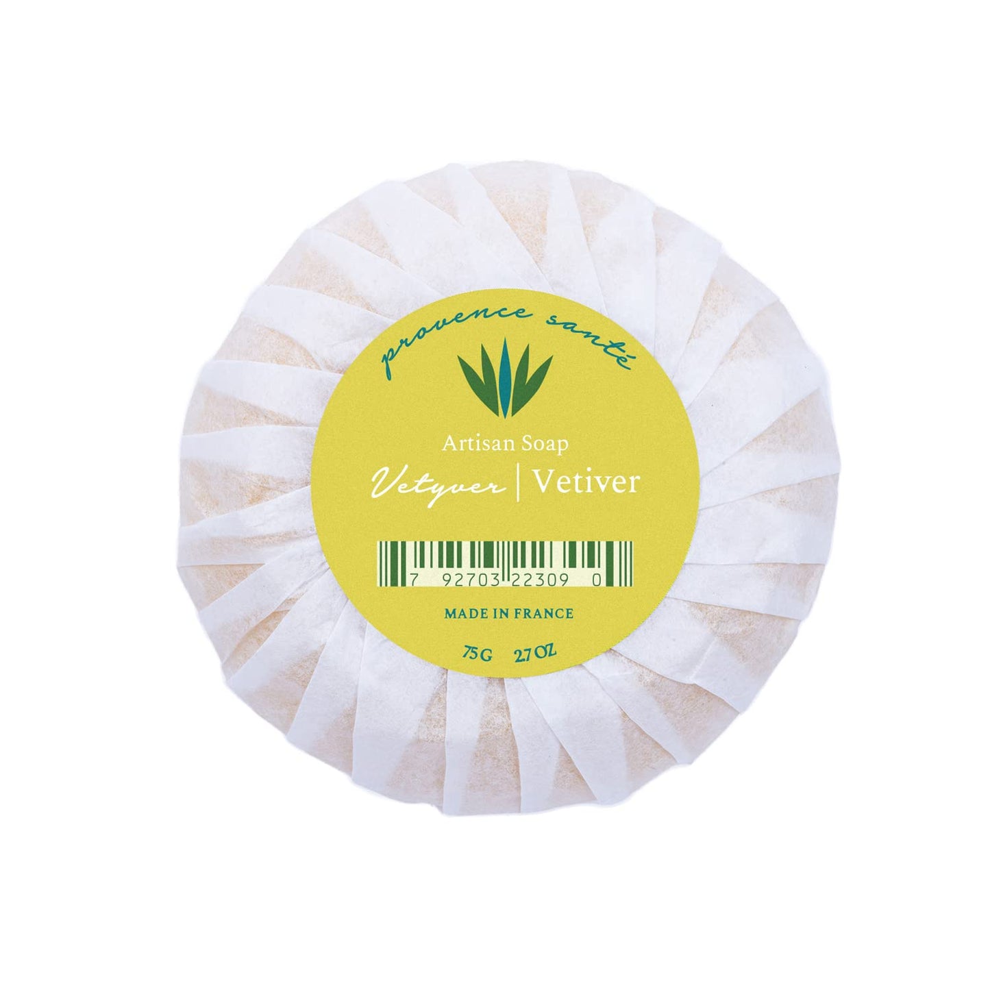 Provence Sante Luxury French Cleansing Bar - Moisturizing Shea Butter - Triple-milled Vetiver Fragrance, 2.7oz (Pack of 6) Beauty & Personal Care Provence Sante