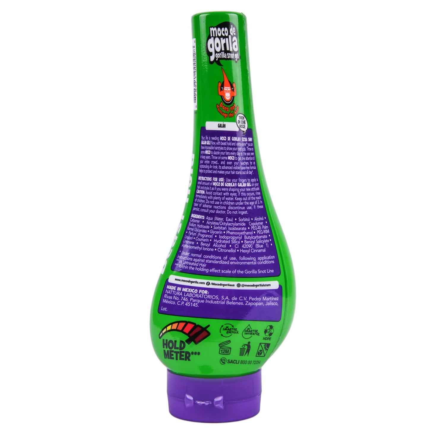 Moco de Gorila Gorilla Snot Hair Gel, Galán 11.99 oz (340g), 1 PACK Beauty & Personal Care Moco de Gorilla