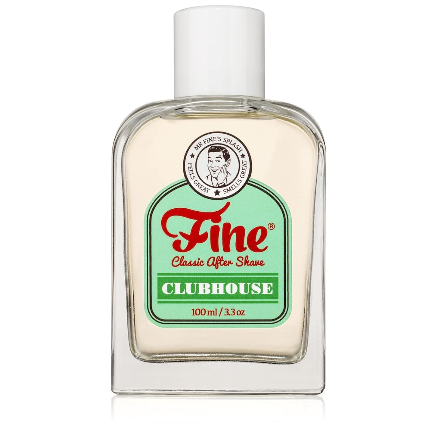 Fine Men's Aftershave - Clubhouse Classic Fragrance, Soothing & Toning Post Shave Balm, Calms Razor Burn, Classic Barbershop Feel, Alcohol-Based Beauty and Personal Care Fine
