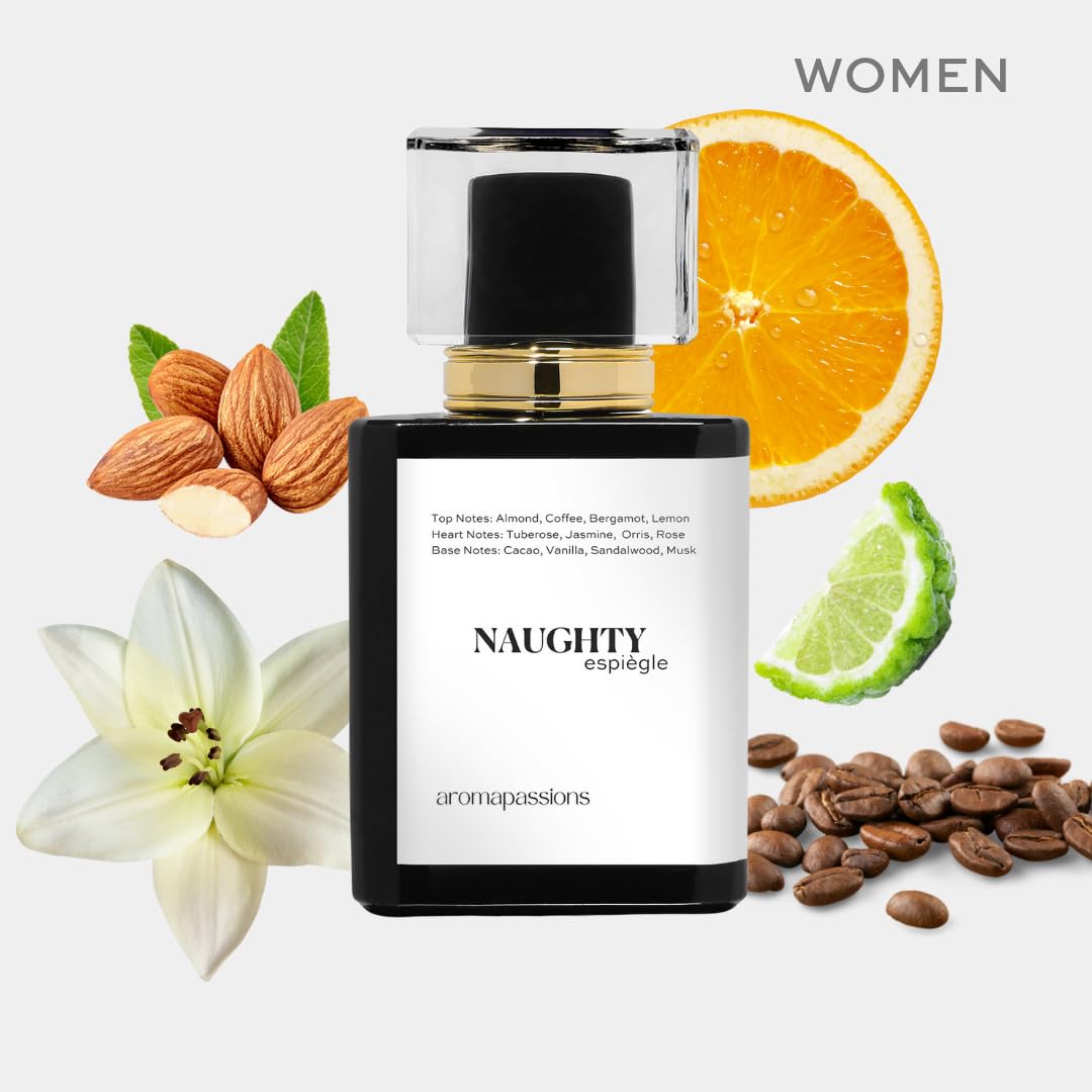 aromapassions NAUGHTY | Pheromone Perfume for Women | Extrait De Parfum | Long Lasting Dupe Clone Essential Oils Fragrance | Perfume De Mujer | (30 ml Beauty & Personal Care aromapassions