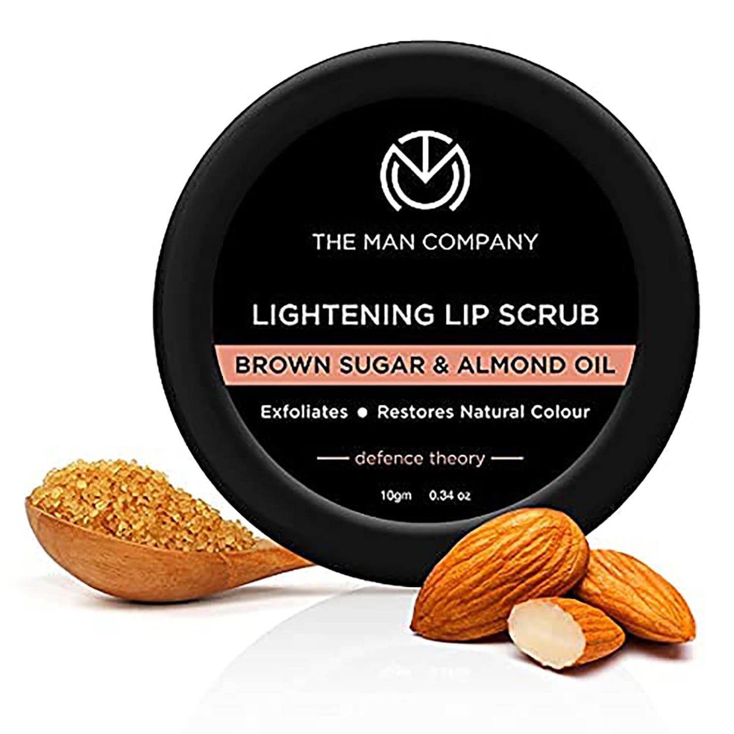 The Man Company Lip Care Combo Lip Scrub & Lip Balm for Dry/Chapped Lips - Lightening & Brightening Dark Lips - Damaged Lips - Soft, Supple Beauty and Personal Care The Man Company