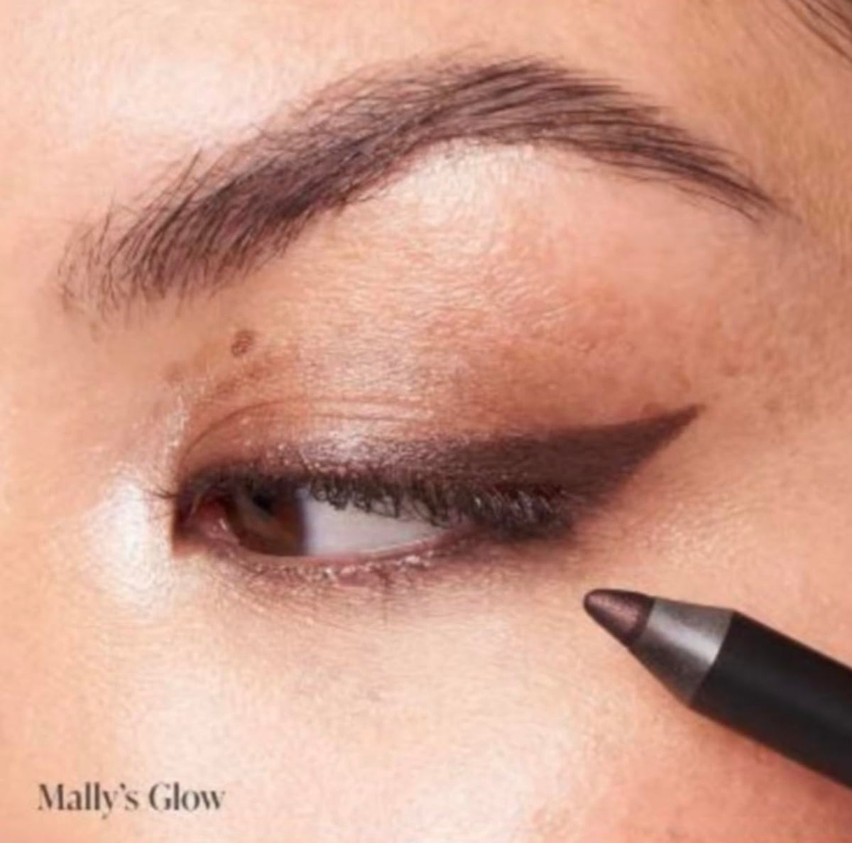 Mally Evercolor Starlight Pencil Waterproof Eyeliner - Mally's Glow - Creamy Long-Lasting Smudge-Proof Gel Formula - Sharpenable