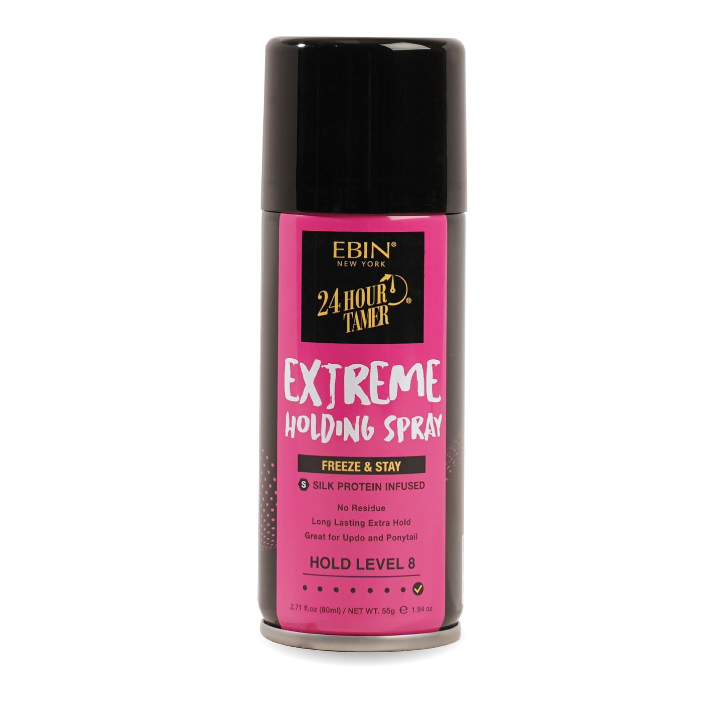 EBIN NEW YORK 24 Hour Tamer Intense Holding Spray - Freeze & Stay 1.94oz/ 80ml | Tames Frizz & Flyaway, Gives High Shine & Volume, All Day Hold Beauty & Personal Care EBIN NEW YORK