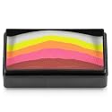 Kraze FX Dome Stroke - Burning Heart (25 gm), Professional 1-Stroke Split Cake, Hypoallergenic, Non-Toxic, Water Activated Face & Body Painting Makeup Beauty & Personal Care Kraze FX